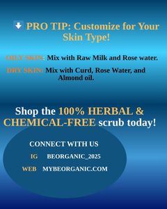 Ayurash Royal Glow Ubtan Face Scrub – 100% Herbal, Chemical-Free