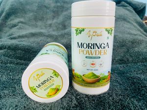 MORINGA POWDER 200g  NATURALLY GROWN DIRECT FROM FARM 100% LEAF POWDER WITHOUT PRESERVATIVE AND WITHOUT ANY COLOR  1.395/G